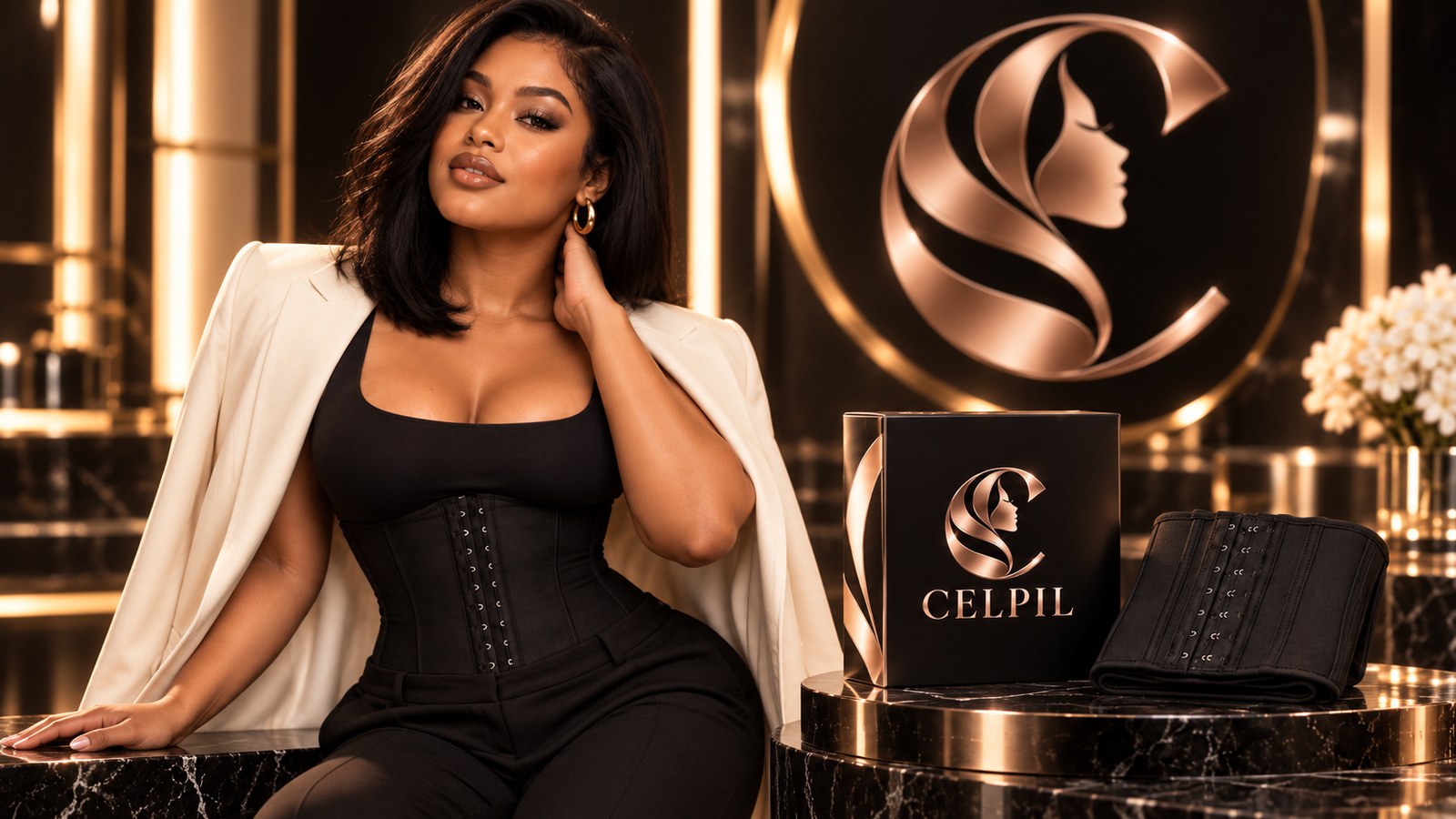 Luxury shapewear illustration