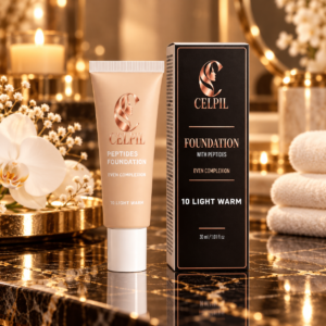 Foundation with Peptides, 10 Light Warm