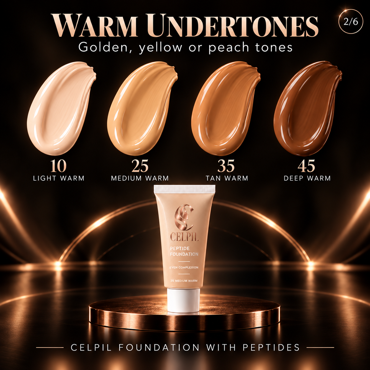 Foundation with Peptides, 15 Light Cool - Image 10