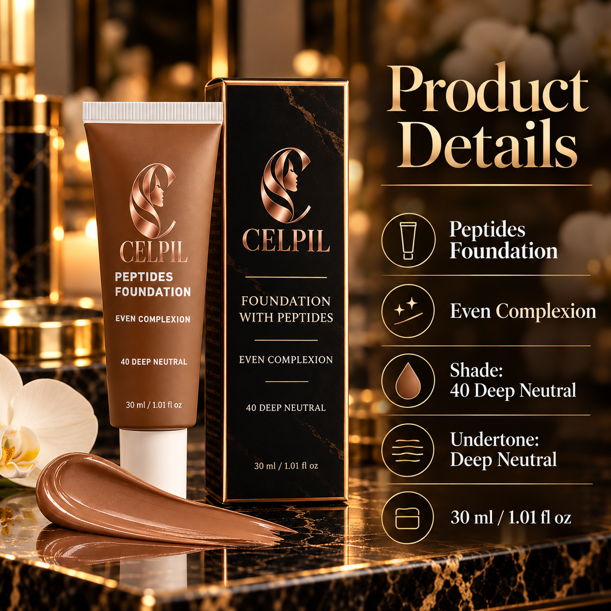 Foundation with Peptides, 40 Deep Neutral - Image 6