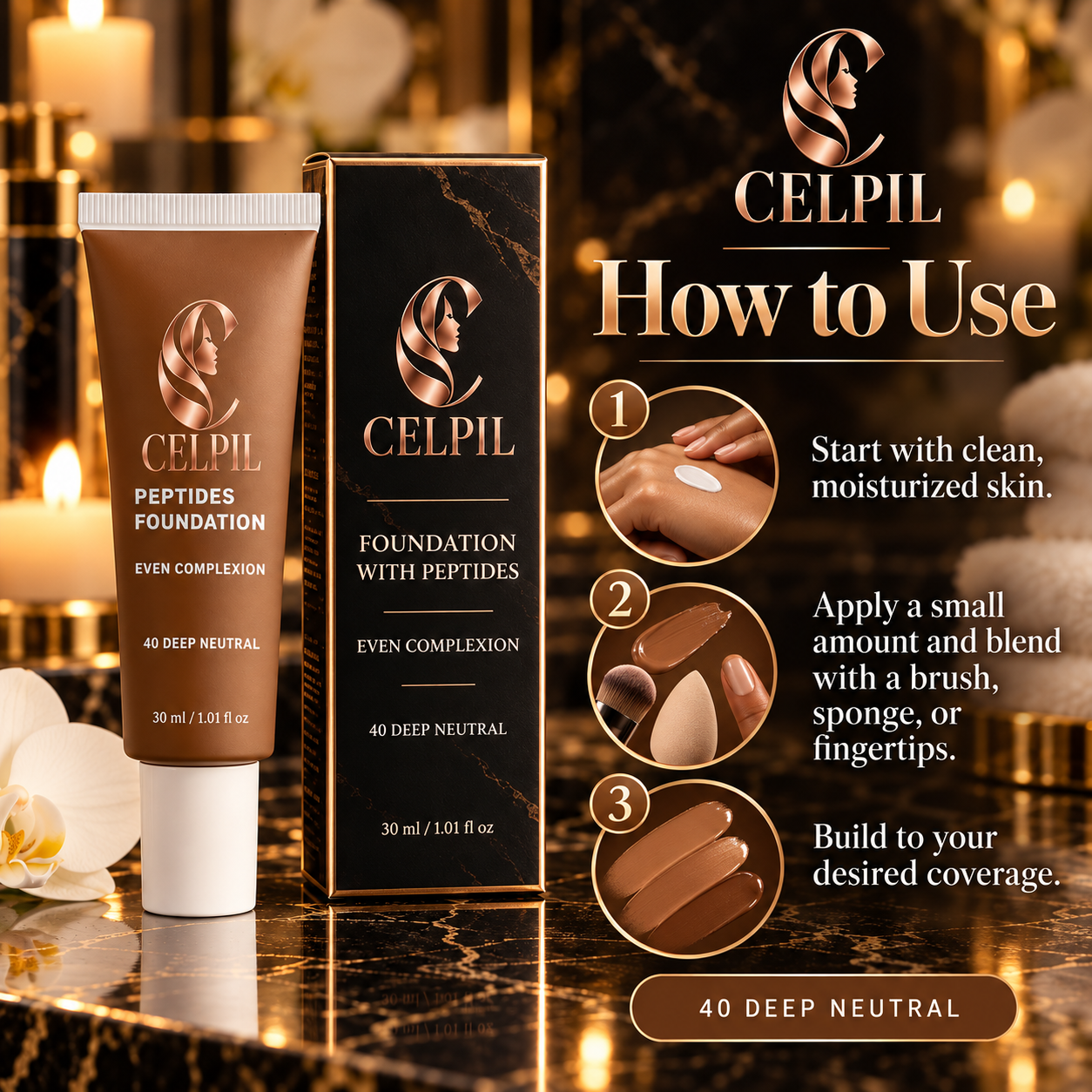 Foundation with Peptides, 40 Deep Neutral - Image 3