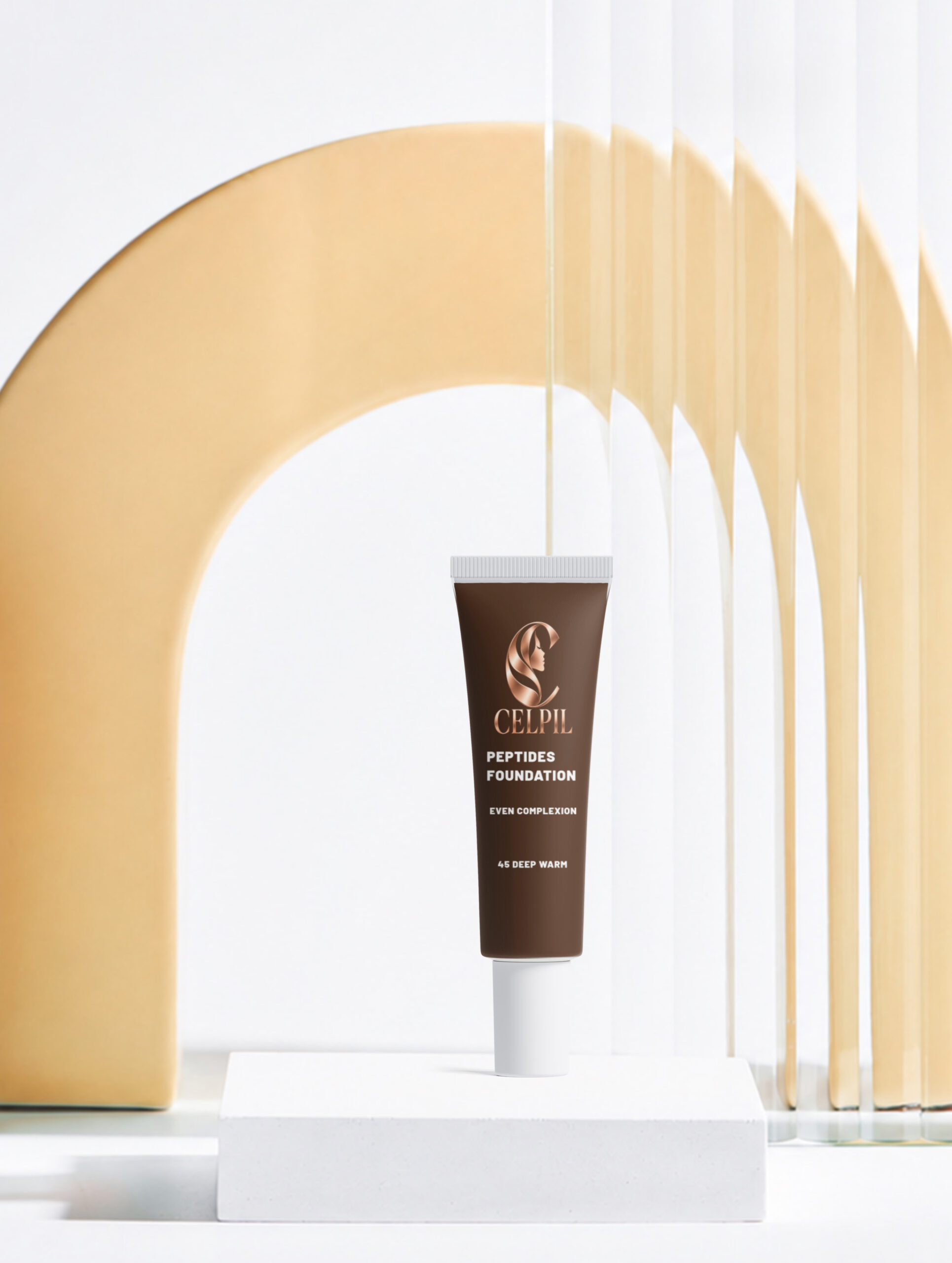 Foundation with Peptides, 45 Deep Warm - Image 9